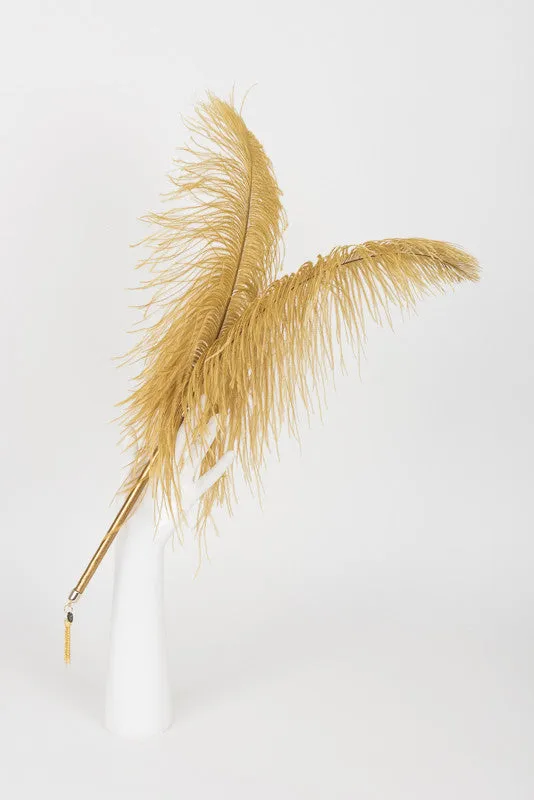 fr-ulein-kink-lavish-federteaser-gold-strau-enfedern image 1