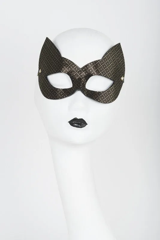 fraulein-kink-blindfolds-lush-molded-mask-ledermaske-schwarz image 1