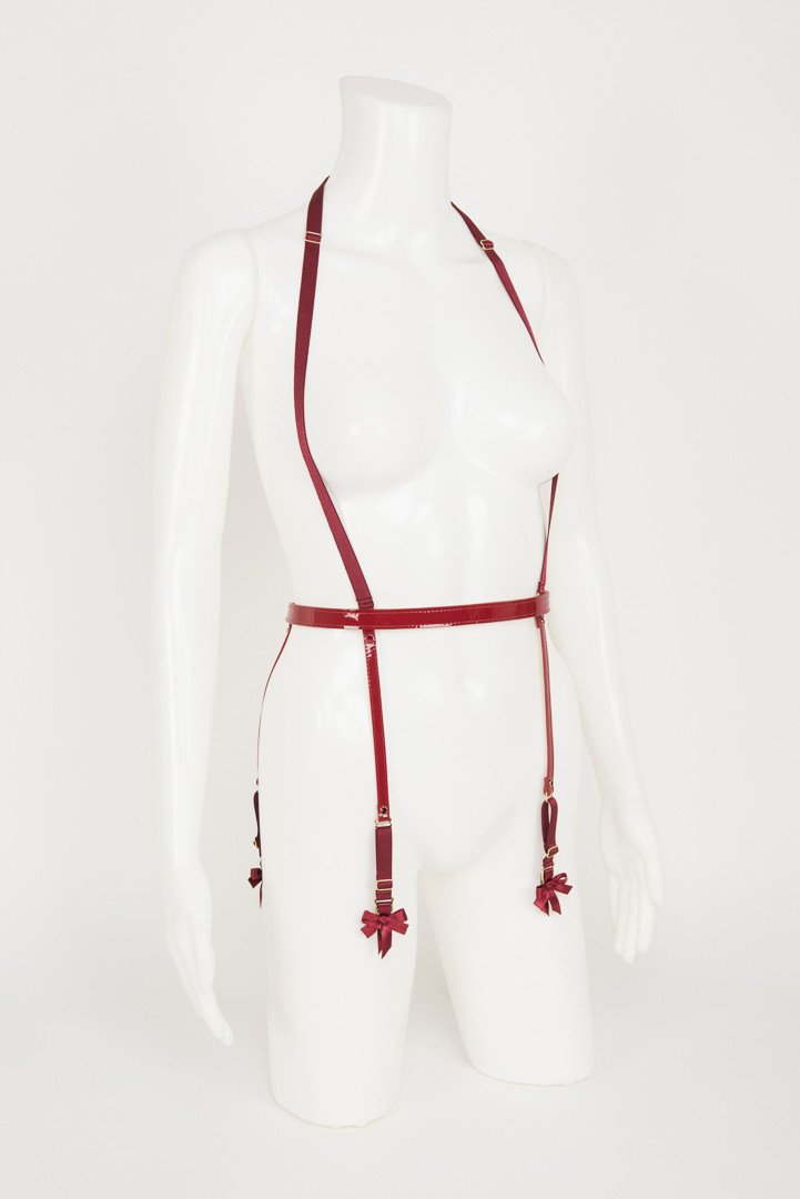 fr-ulein-kink-lingerie-red-hot-strapsg-rtel-rot-lack image 4