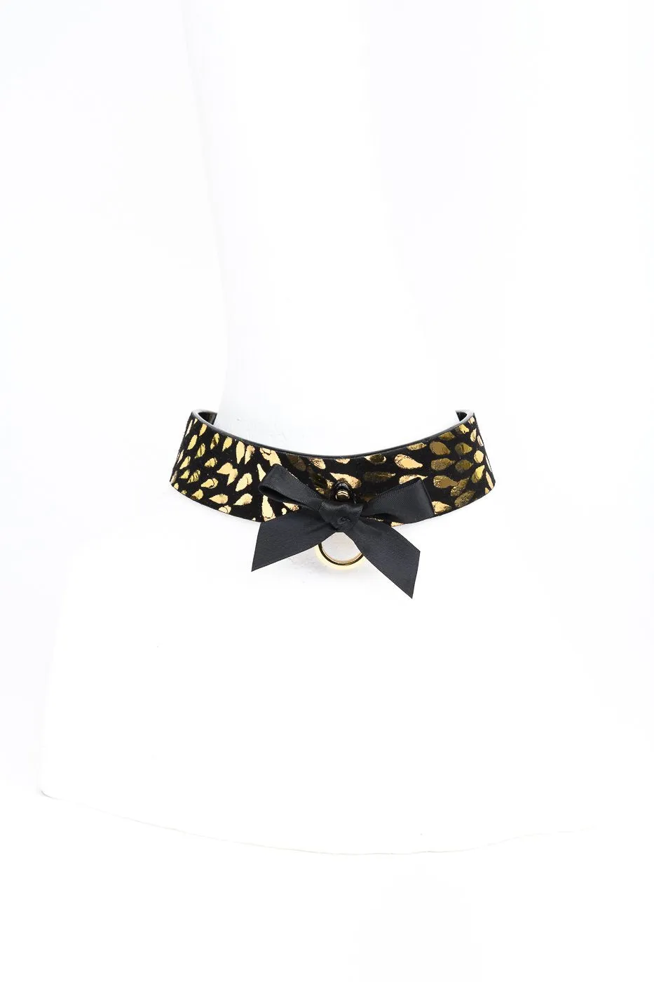 fr-ulein-kink-collars-deluxe-collar-halsband-schwarz-38-cm image 1